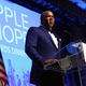 NEW YORK, NY - DECEMBER 08: Robert Smith speaks onstage as Robert F. Kennedy Human Rights hosts The 2015 Ripple Of Hope Awards honoring Congressman John Lewis, Apple CEO Tim Cook, Evercore Co-founder Roger Altman, and UNESCO Ambassador Marianna Vardinoyannis at New York Hilton on December 8, 2015 in New York City.